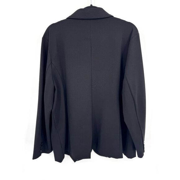 LIVERPOOL Black Modern 1 Button Stretch Fitted Blazer Jacket Size 3X - Picture 8 of 10